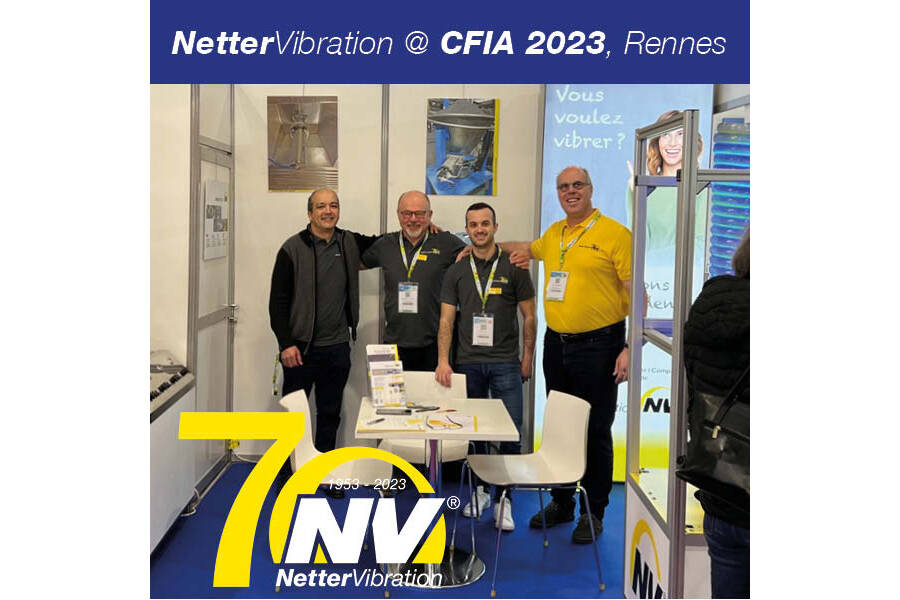NetterVibration are very satisfied with CFIA 2023 