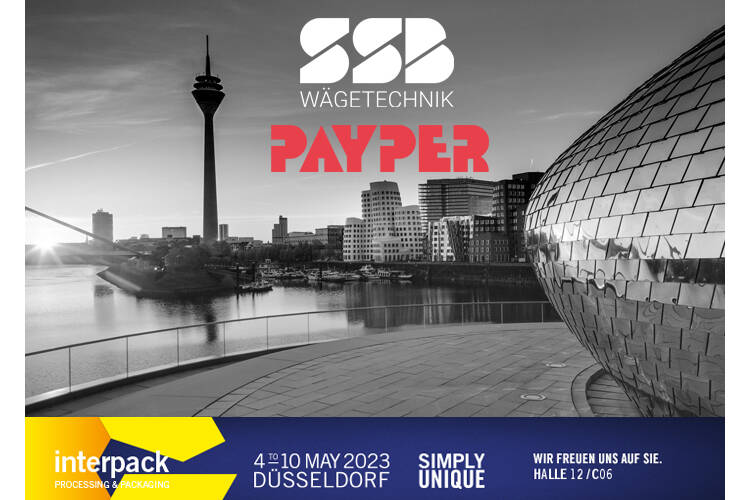 interpack trade fair in Düsseldorf SSB Wägetechnik invites you to interpack 2023
