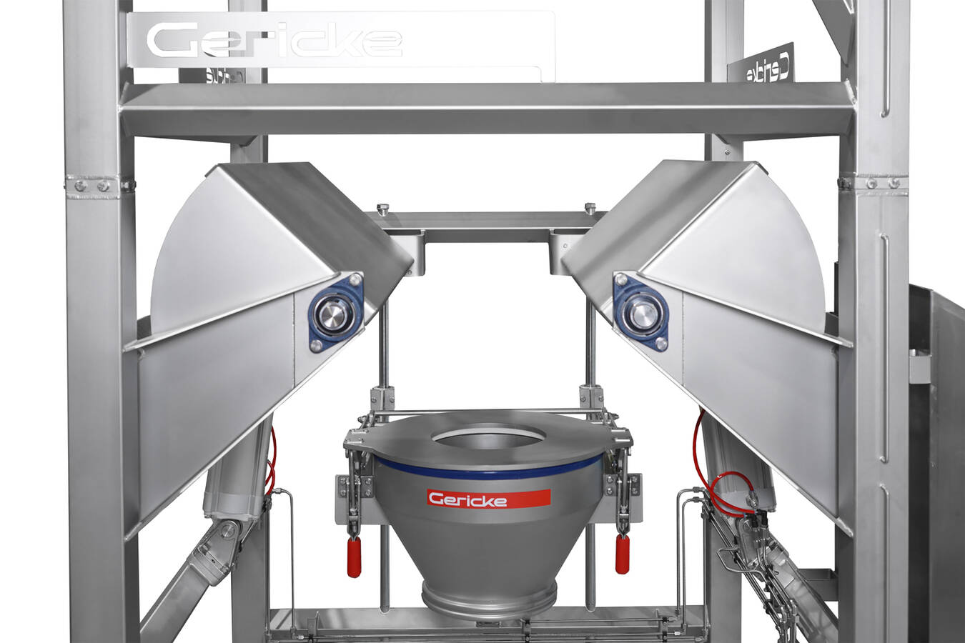 Updated design of the Gericke Big Bag Unloader  Based on customer feedback and new safety and hygiene requirements, Gericke has further developed the Big Bag unloading stations.