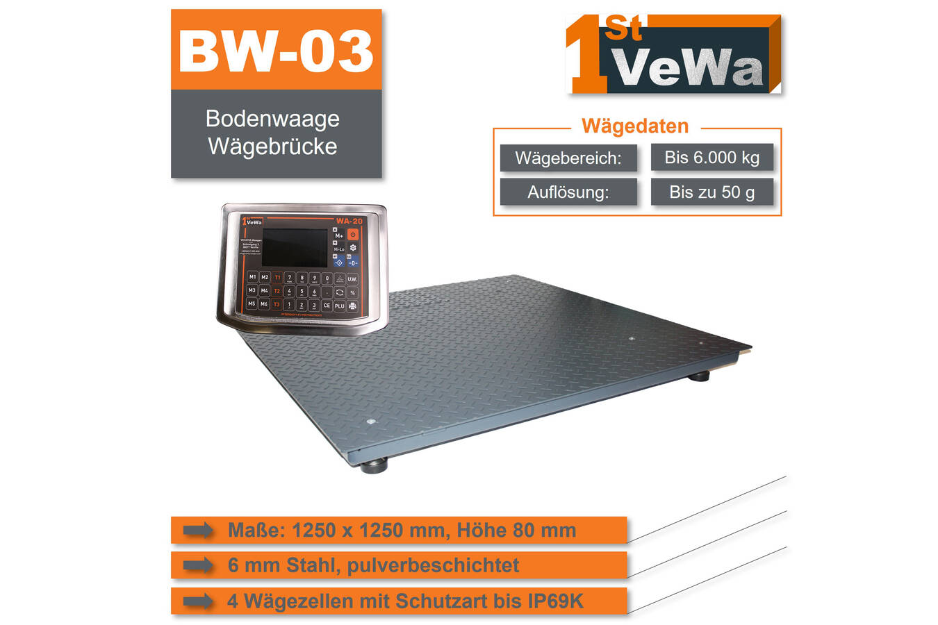 A floor scale in logistics Floor scales can be used in a variety of ways for all kinds of applications. In logistics, however, there are special requirements. You can read about these and how VECHTA Waagen GmbH implements them below.