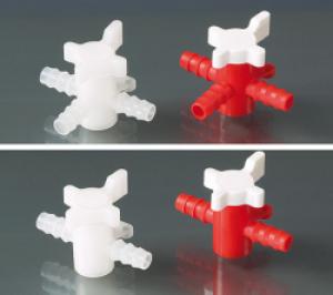 Two- and Three-way valves made of PVDF or PE