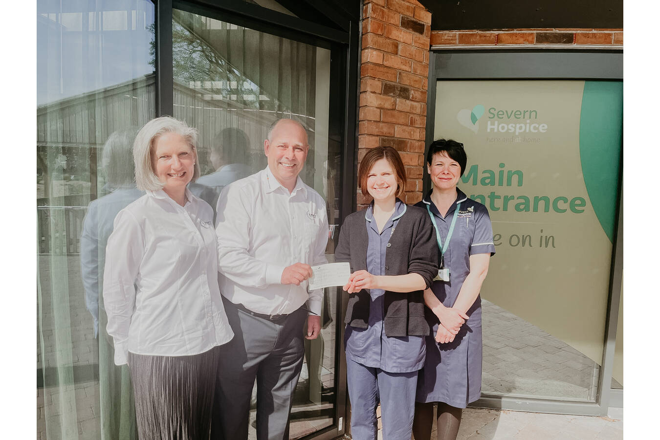 A matter of heart - Severn Hospice As part of our UWT cares commitment, our colleagues at the UWT UK subsidiary in Shrewsbury drew our attention to the Severn Hospice, which provides free specialist care and support to families living with an incurable illness.