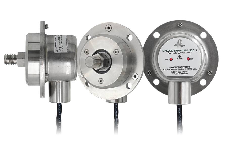  ENCODER-FLEX 1024 - Innovative Digital Rotary Encoder 4B has introduced the Encoder-Flex 1024, designed to monitor the position of rack and pinion gates, as well as shaft speed and angular position of distributors.