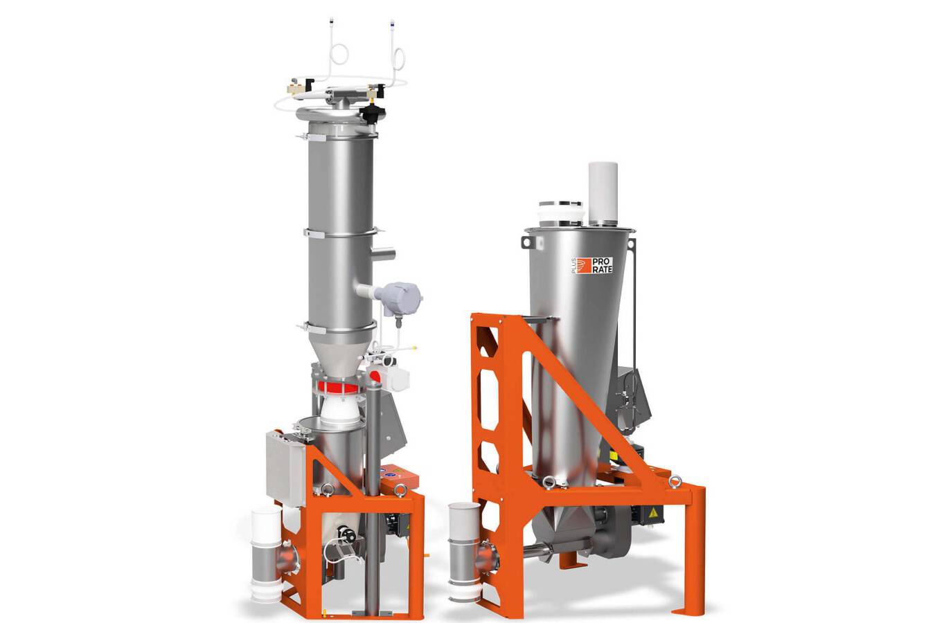 The gravimetric ProRate PLUS single and twin screw feeders are very robustly constructed and stand out with their good price-performance ratio.