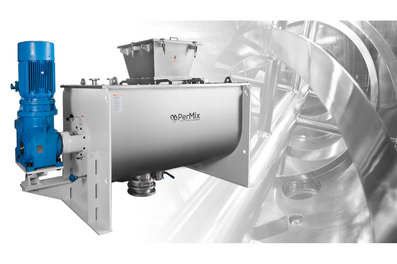 Different types of mixers for mixing carbon black powders