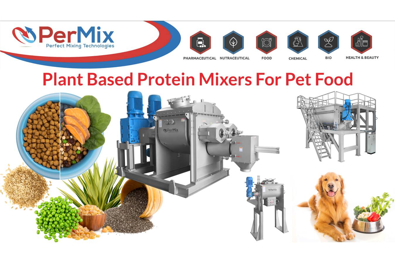 Selecting a mixer for production of fresh pet food  Mixers are essential in the manufacturing process of fresh pet food as they help in evenly distributing the ingredients, ensuring that each bite contains a nutritious blend.