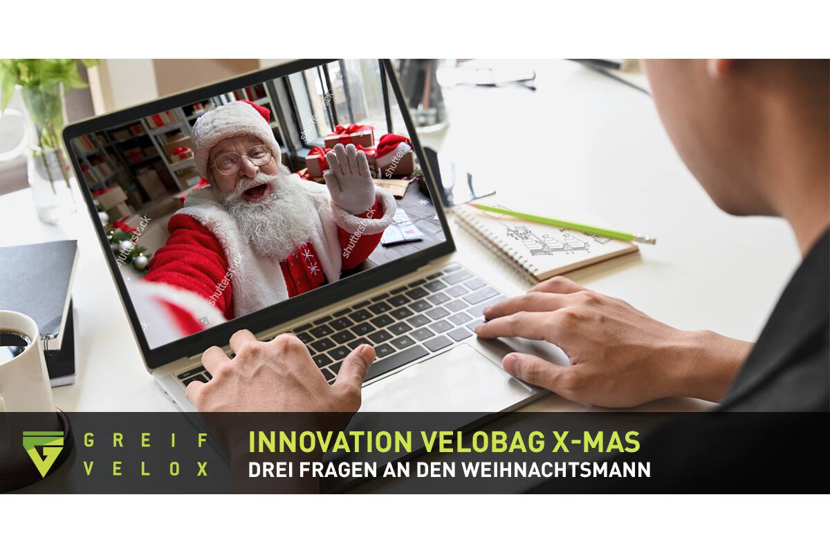 Three Questions for Santa Claus High-performance bagging, robot palletizing and sled loading: our innovative VeloBag X-MAS system is designed for the efficient bagging of Christmas presents. 