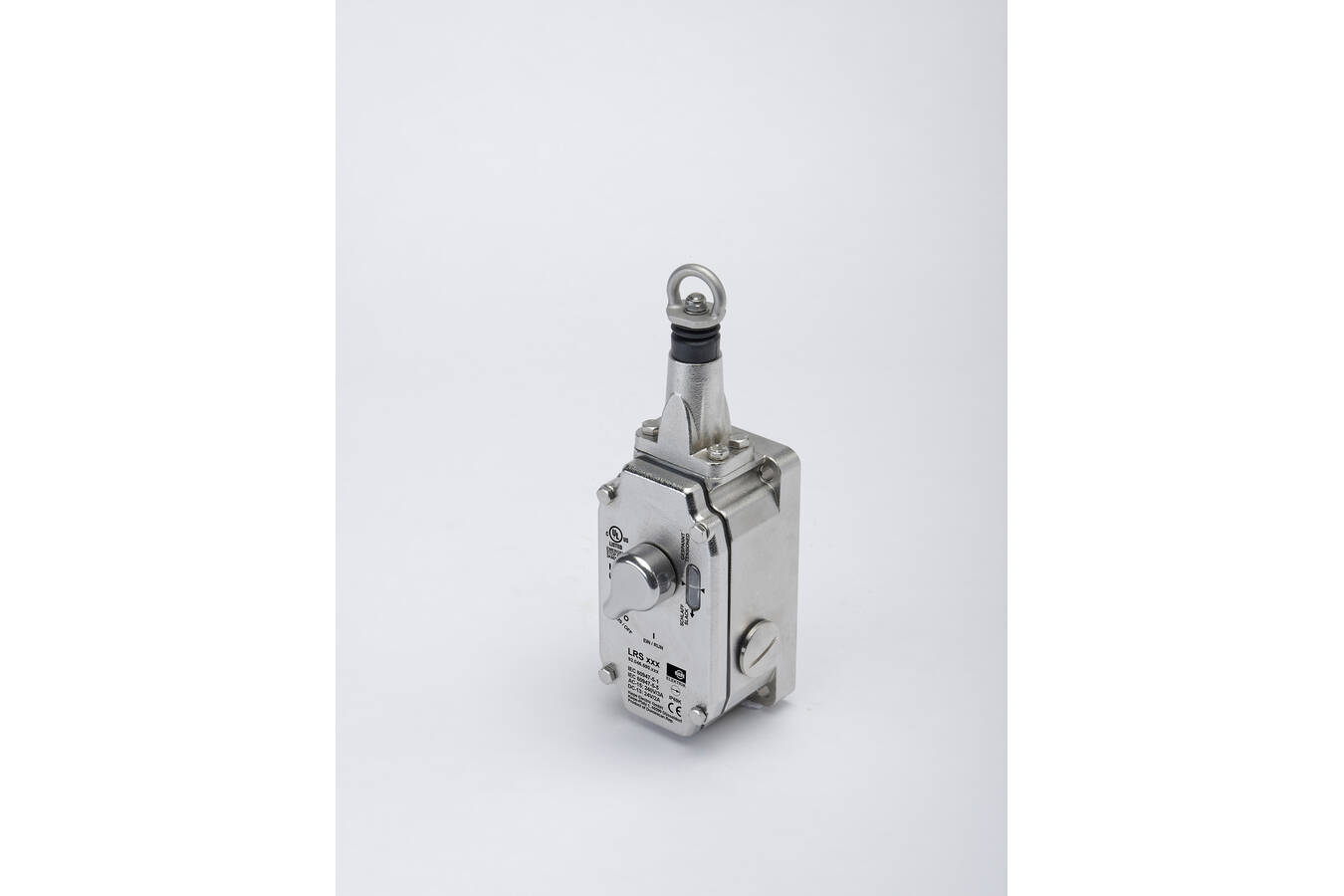 The new LRS 422 - Stainless Steel Pull-Rope Switch  The new LRS 422 is a one-side pull-rope emergency stop switch for the bulk solids industry and impresses with many special features. 