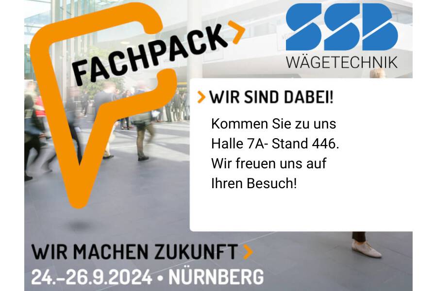 We are exhibitors at Fachpack because we can move masses SSB at the Fachpack 2024 in Nuremberg