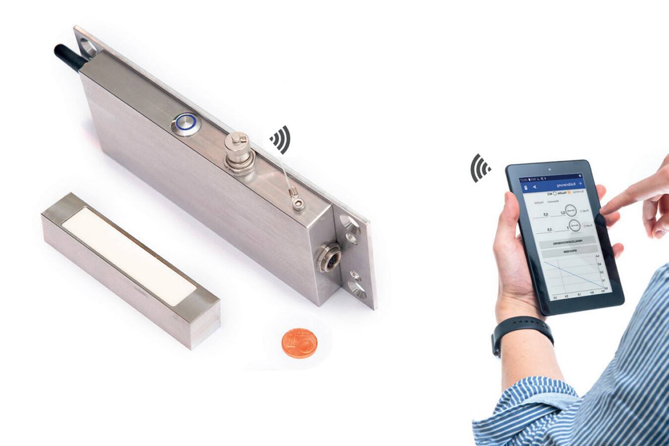 Determining influencing factors precisely  Measuring system for determining moisture, temperature and homogeneity  