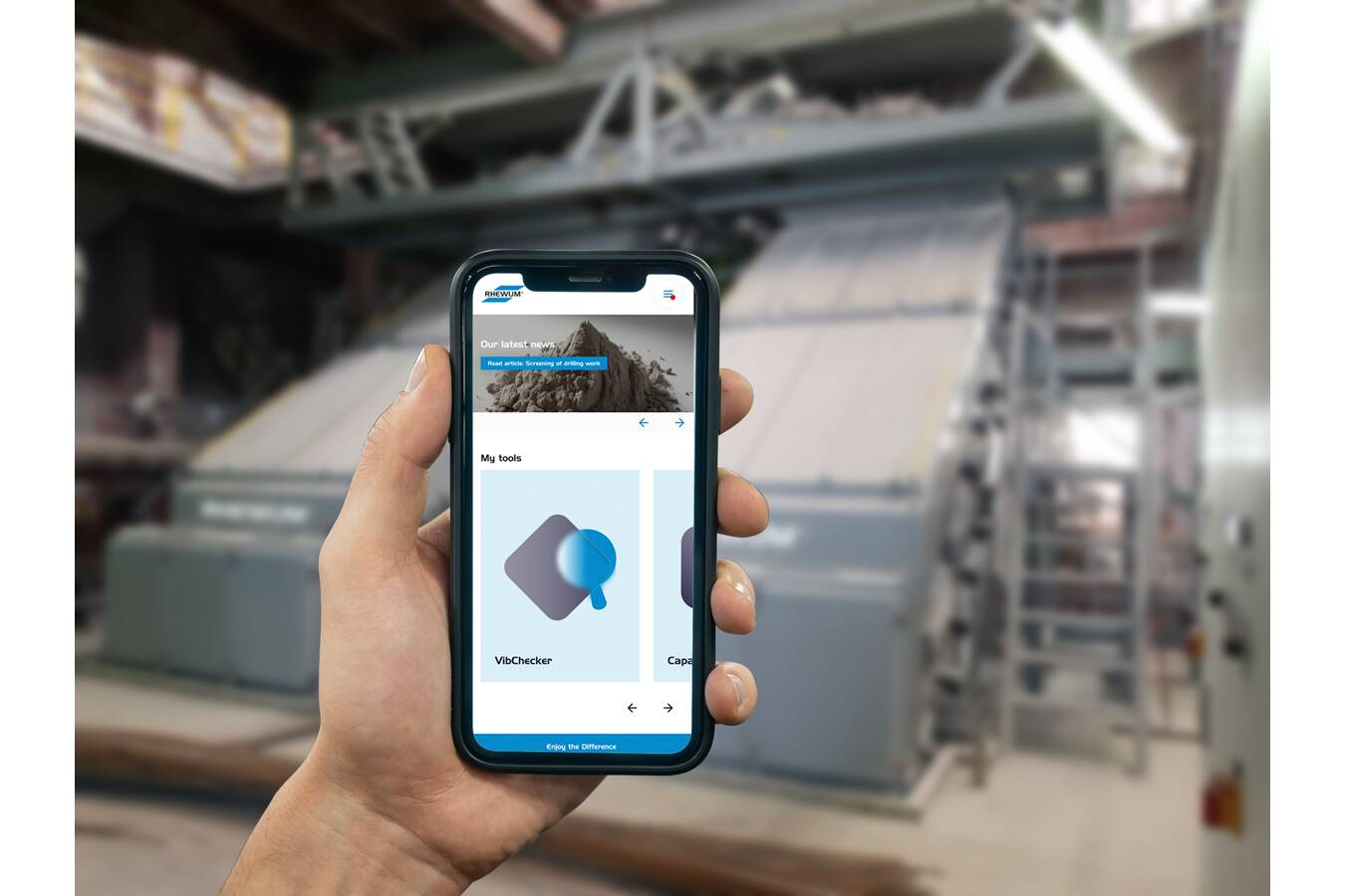 Powerful RHEWUM-tool for operators of Screening Machines The RHEWUM ScreenSpector app optimizes screening machine monitoring with tools like MeshConverter and VibSonic, available for iOS and Android.