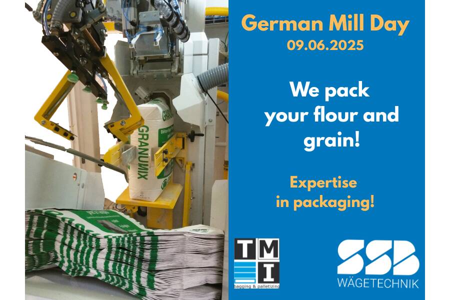 German Mill Day 09.06.2025 The importance of the bulk goods industry - with modern technology from SSB Wägetechnik.