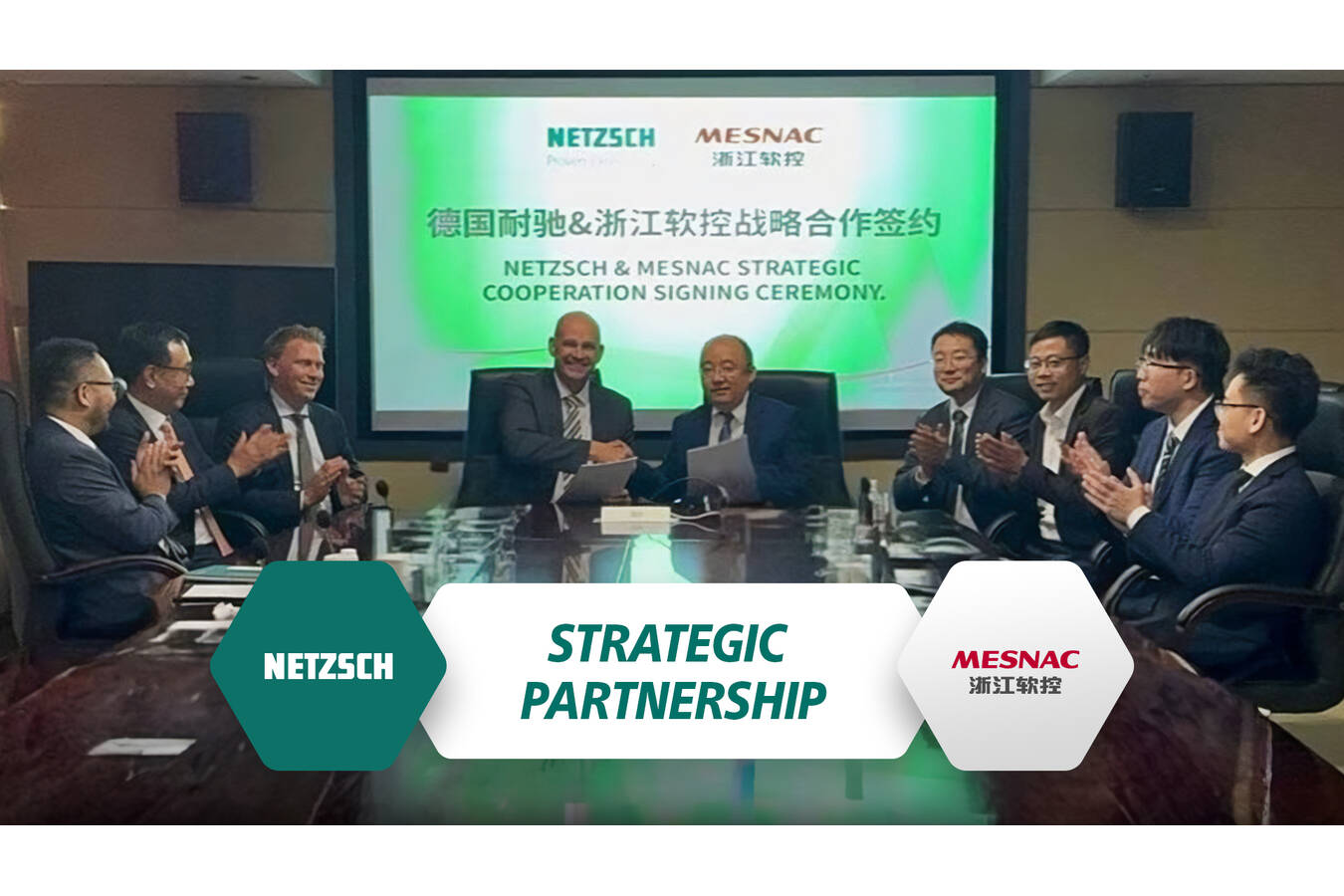 NETZSCH and MESNAC enter into strategic partnership MESNAC INTELLIGENT and NETZSCH Grinding & Dispersing Partner to Deliver Turnkey Solutions for the Battery Industry
