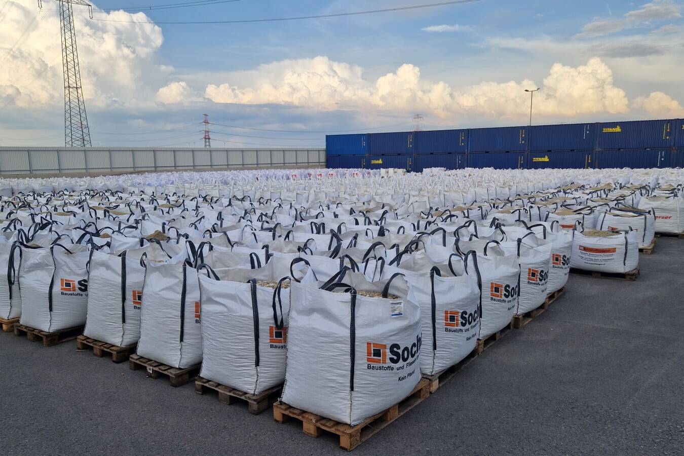 Optimisation of big bag filling for mineral products 