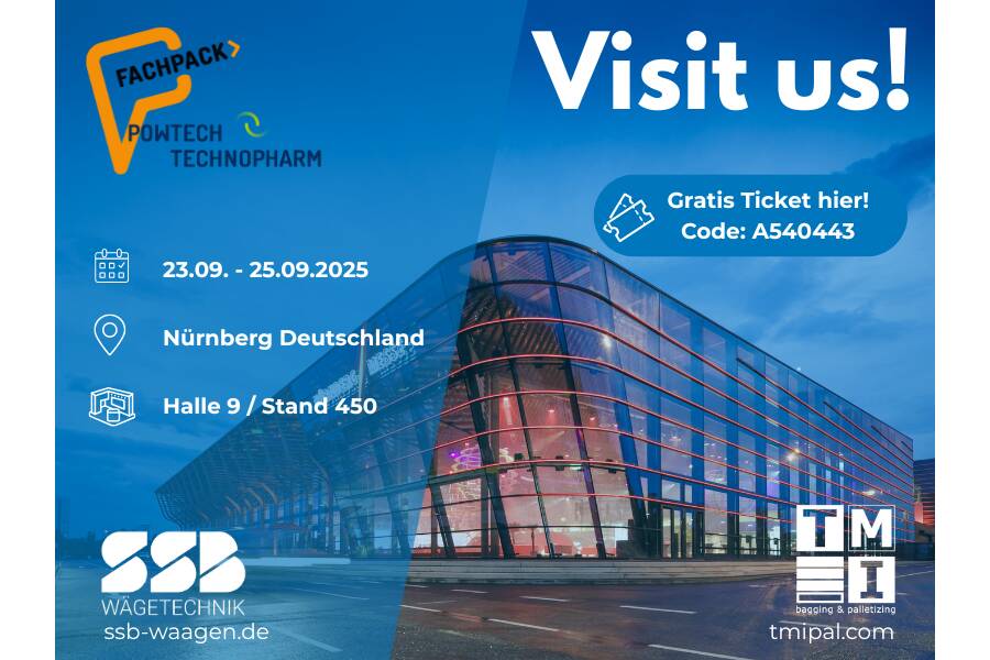 Two strong partners. One smart solution It’s that time again – from 23 to 25 September 2025, the packaging industry will be gathering at Powtech/FachPack in Nuremberg.