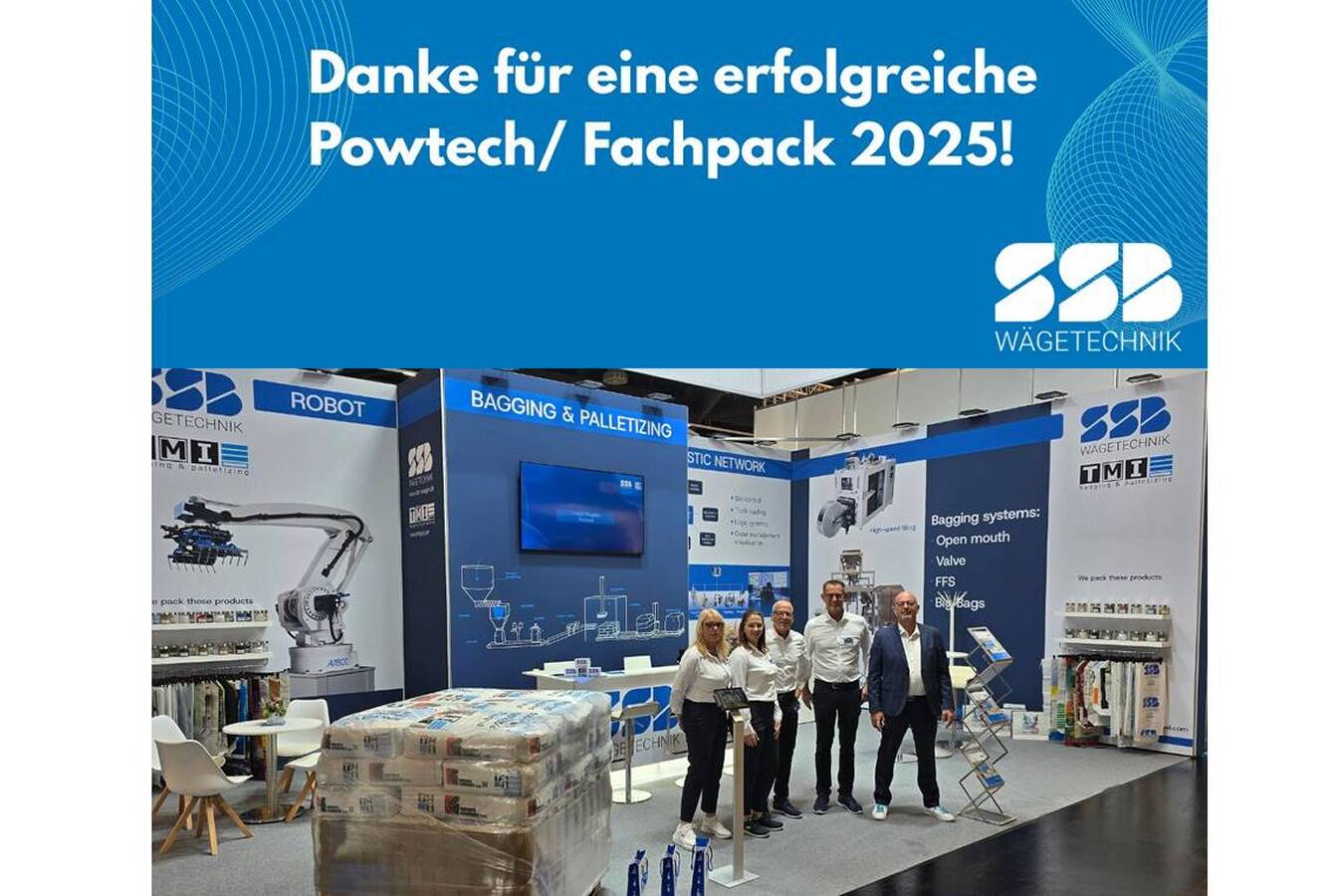 Successful trade fair appearance at Powtech | Fachpack Powtech | Fachpack is one of the most important meeting places in the industry – and we were there 