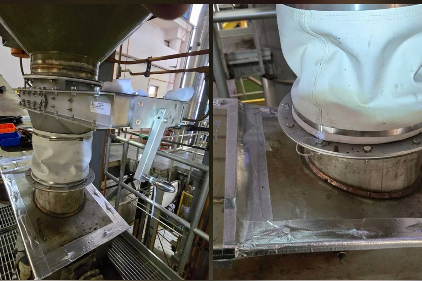 316 stainless handcrank rollergate for pelletized organic fertilizer Vortex supplied a solution for a failing maintenance gate from one of our competitors, which caused inefficiencies and downtime. 