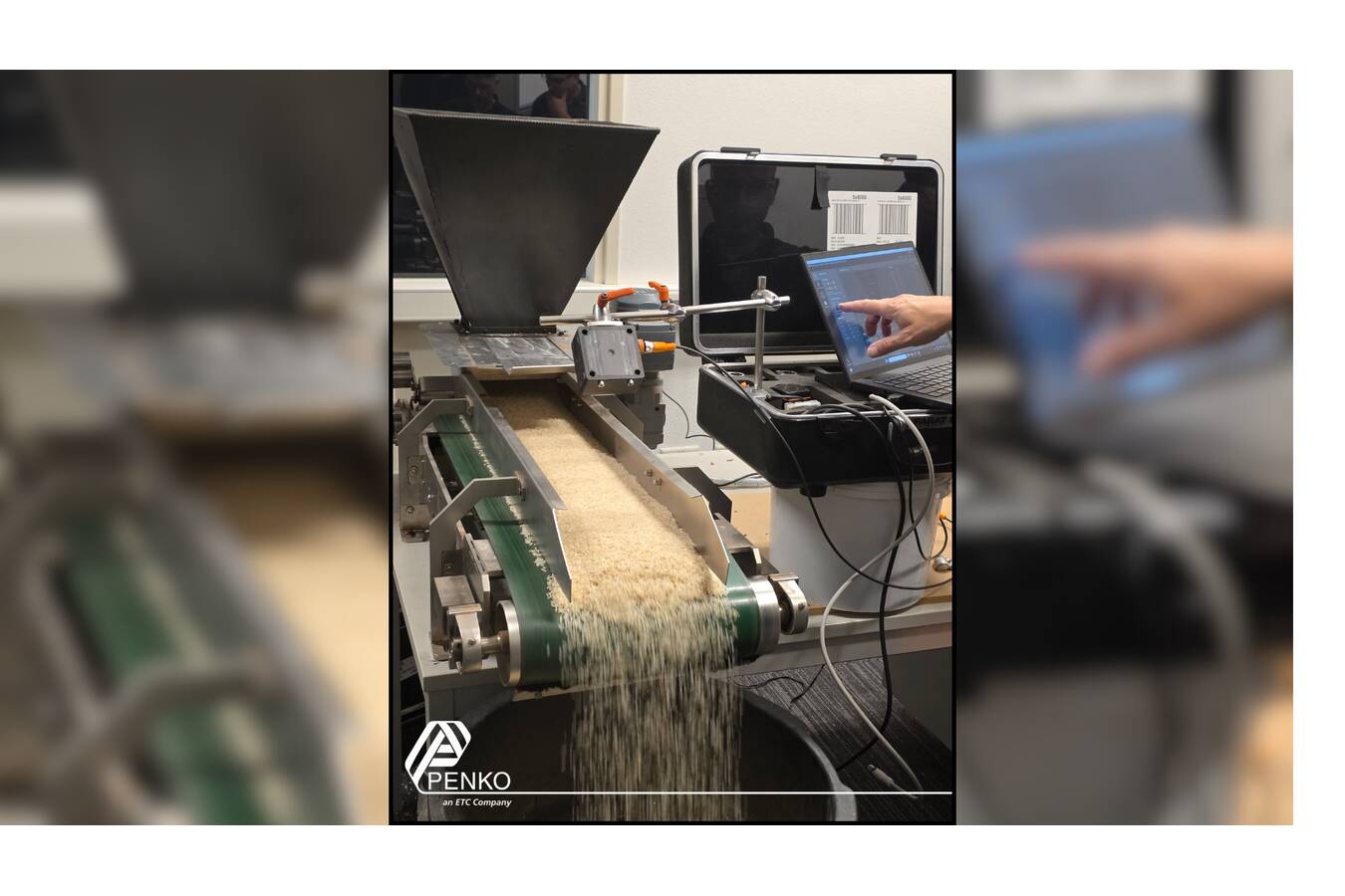 Penko measures flow and density of solids with incredible precision Penko and ifm joined forces: Penko’s super fast and accurate weighing with ifm’s high-end sensor technology. Together they capture the flow and density of solids with incredible precision.