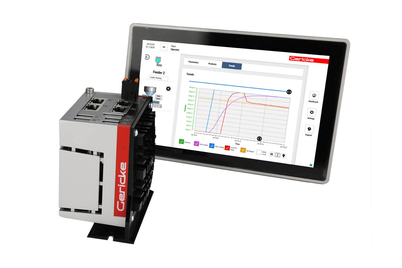Advanced feeding control: flexible, scalable, and future-proof The GUC-F Universal Controller from the Swiss Gericke Group sets a new standard for process control in powder handling.