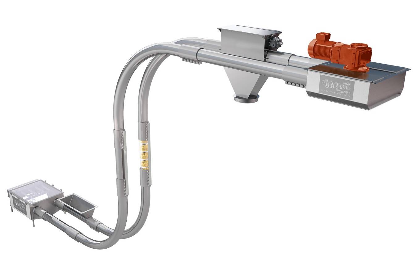 Cablevey’s enclosed tubular conveyor eliminates coffee bean breakage One of Japan’s most respected coffee producers turned to Cablevey Conveyors to overcome a long-standing challenge in its production process: material breakage during conveying