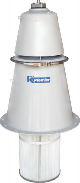 K-Tron Premier Modular Cartridge Bin Vent Cleans Air in Pneumatic Systems 
