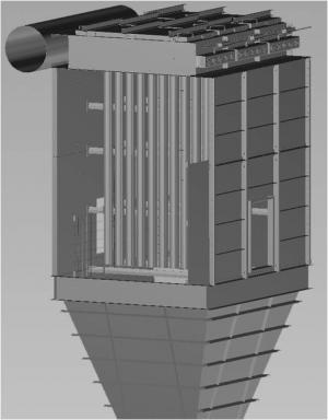 Dust removal order for copper production row filter of the type CombiJet as well as a filtering installation type ProJet mega® for Aurubis