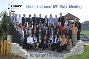 The world meets for 4th International Sales Meeting at UWT GmbH 50 partners from 30 different countries to their headquarters from UWT