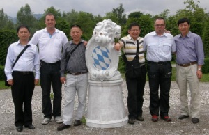 High-ranking Chinese managers visiting Betzigau  Chinese delegation of the Chongqing Steel Group visited UWT in mid-July 