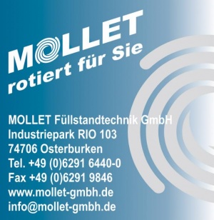 MOLLET Füllstandtechnik in the overtaking line Level of sales before crisis has already been achieved