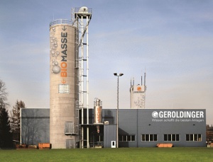 Biomass-Silo provide Gerolding with Energy Miscanthus, wood chips, dust and powder