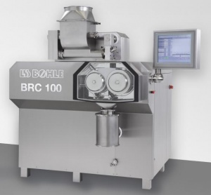 Bohle BRC  100 - Dry granulator World debut on the ACHEMA 2012
