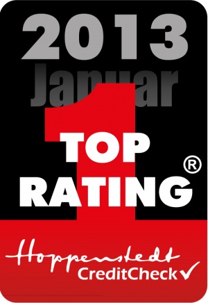 Once more excellence grade at Hoppenstedt Top-Rating Also in 2013 the Infastaub GmbH is happy about the award from the rating agency Hoppenstedt