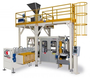 Ultra high speed starpack® machine from concetti 1,600 bags/hr with 25-50 Kg wpp bags 