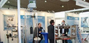 Many customers exited about MOLOSbob MOLLET at the exhibition SCHÜTTGUT 2014 