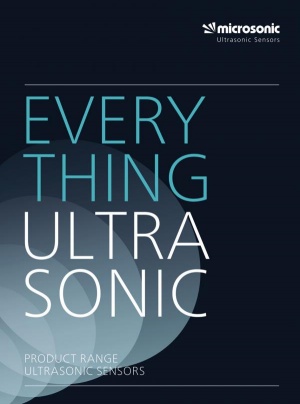 The brand new microsonic catalogue Easy automation with ultrasonic sensors