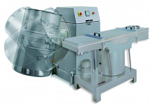 Produktschonened Mischen und Sieben 