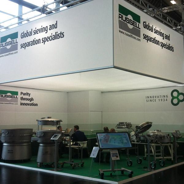 Russell Finex at POWTECH 2016 Russell Finex participated in the number one exhibition for mechanical processing