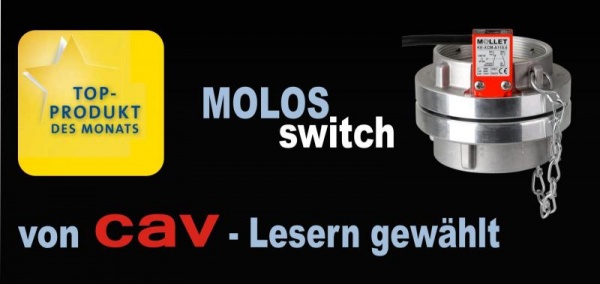 Top-product of the month – Coupling systems from MOLLET MOLOSswitch, intelligent hose couplings for the control of connections