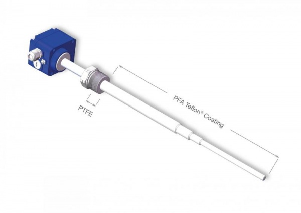 Protection Plus with innovative corrosion protection Capacitive RF probe with full coating protection 