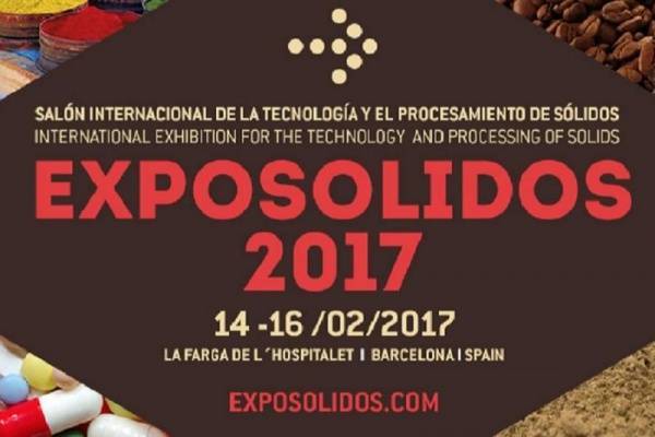 RHEWUM: Guest at the EXPOSOLIDOS in Barcelona From 14th to 16th February 2017 - exhibition for bulk material