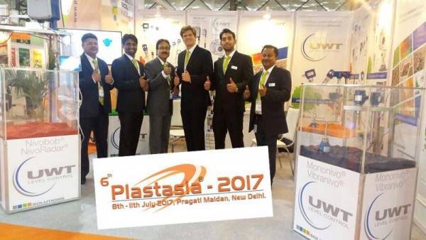 Synthetics in all their colors at Plastasia in New Delhi  UWT presents measuring technology for processes of the plastics processing industry