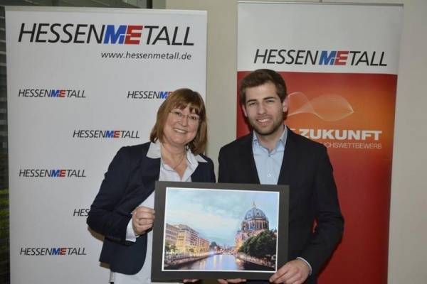 Award for someone who thinks outside the box Schenck Process employee Jan Krall wins Hessenmetall’s innovation competition