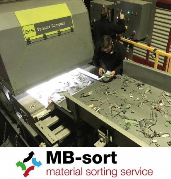 MB-Sort – Contract Recycling of Metal Waste and Plastics  with Sesotec VARISORT COMPACT Sorting System 
