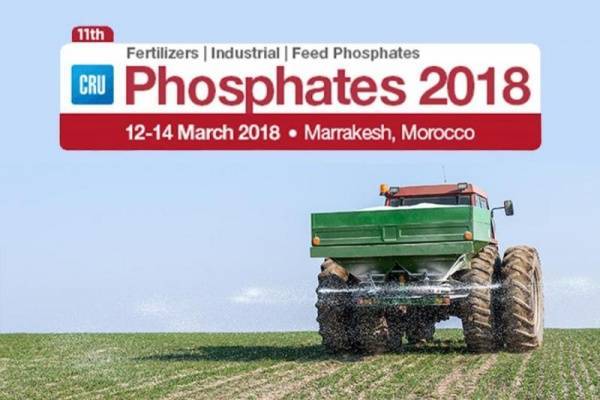 CRU Phosphates 2018 RHEWUM participates with an expert presentation at the conference in Morocco