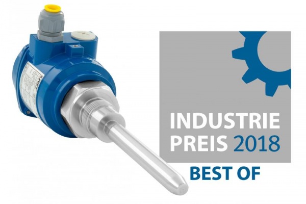 Award for adjustable sensitivity of the single rod probe Industry Award “Industriepreis 2018” for Mononivo® from UWT