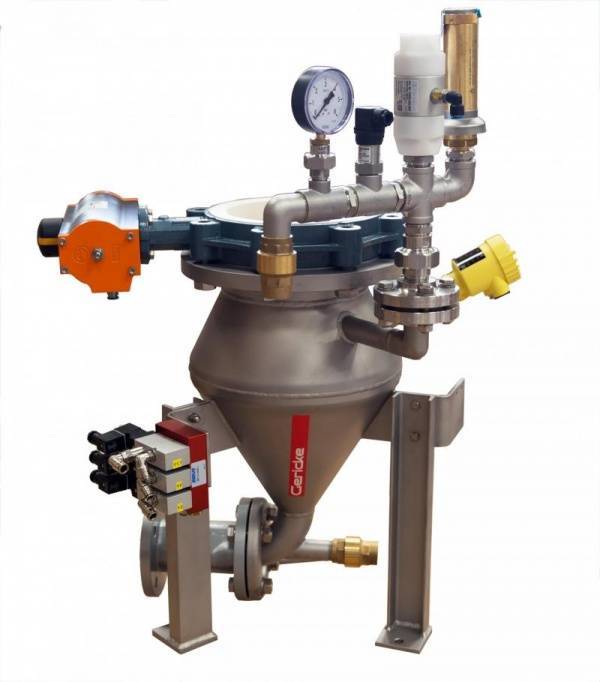 For small headroom: Pneumatic Dense phase Conveying System  Minimum air consumption, high product loading and throughput