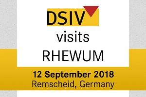 The German Powder and Bulk Association visits RHEWUM  Take a look behind the scenes of RHEWUM on 12 September 2018.