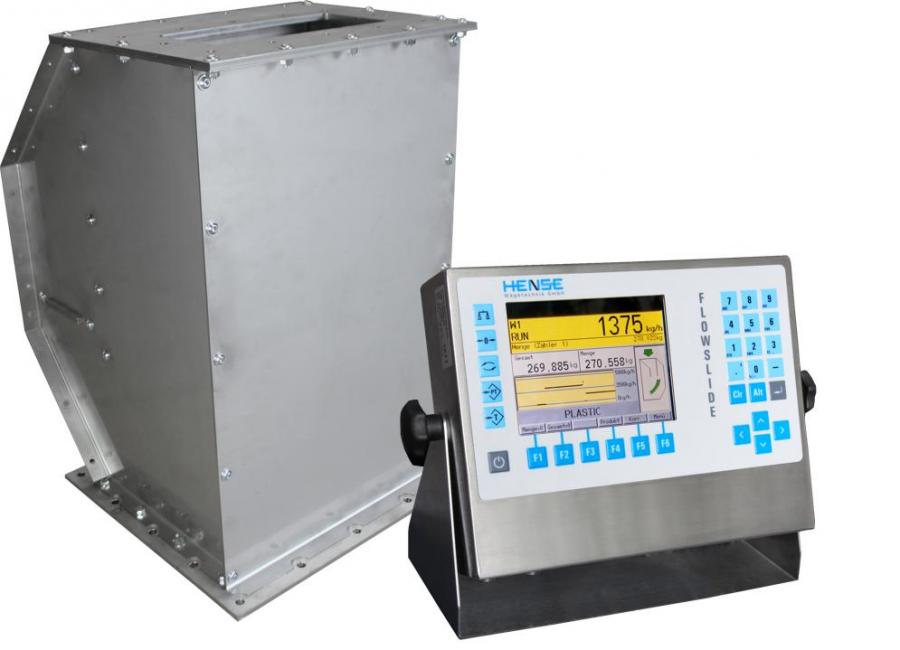 Hense Wägetechnik introduces new economic Solid Flow Meter Cost-effective ”eco-FlowSlide” complements the flow measurements range for free-fall appli