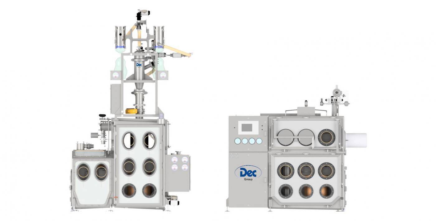 Pulververarbeitung im Isolator 