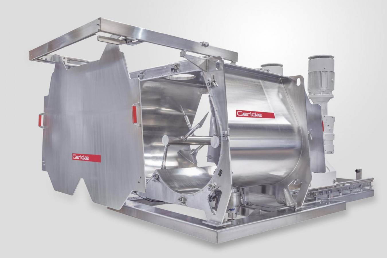 GERICKE GMS Batch Mixers: New sizes, new options GERICKE is a pioneer in the designing powder mixers for demanding applications. 